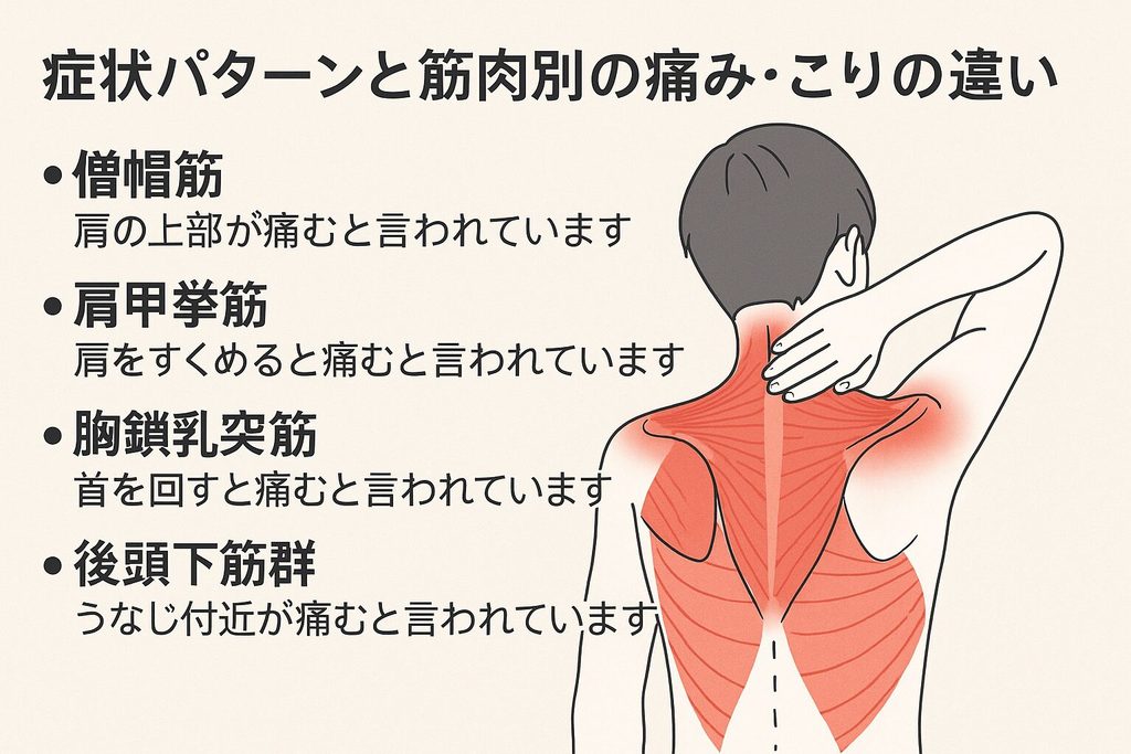 肩こりと筋肉の因果関係